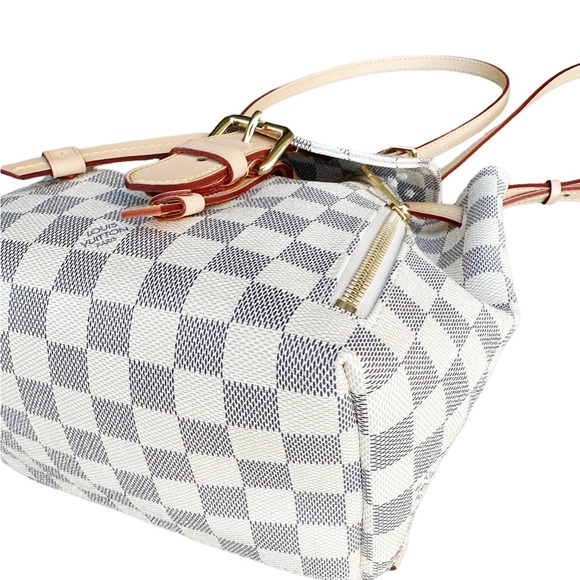 Authentic🥰Louis Vuitton Sperone BB Mini Backpack Damier Azur Rose Ballerine - Picture 5 of 10